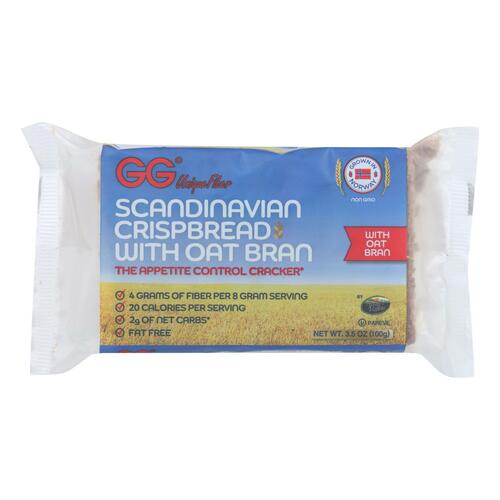 GG SCANDINAVIAN: Crispbread with Oat Bran, 3.5 oz - 0035742090095