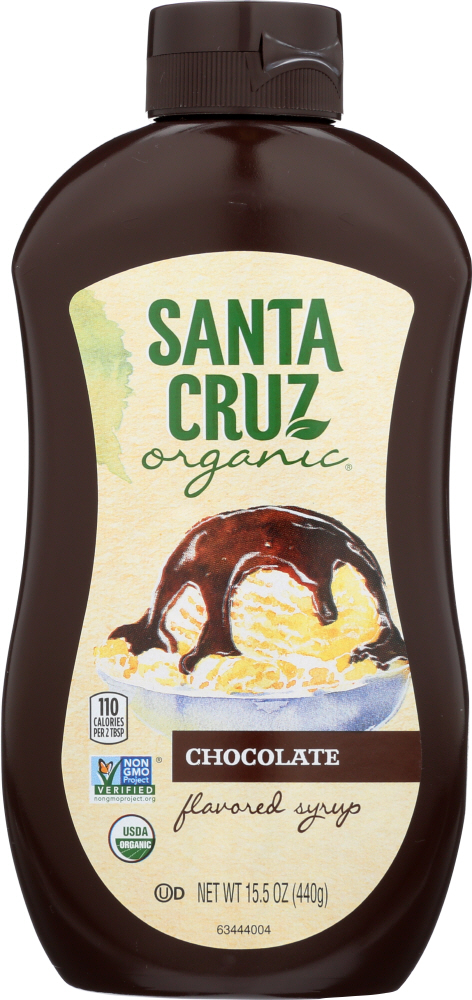 Santa Cruz Organic Syrup - Organic - Chocolate - Case Of 6 - 15.5 Fl Oz - 0036192120776