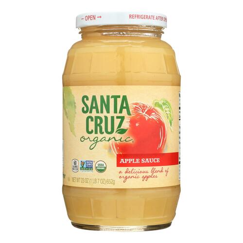 Santa Cruz Organic Apple Sauce - Case Of 12 - 23 Oz. - 0036192122916