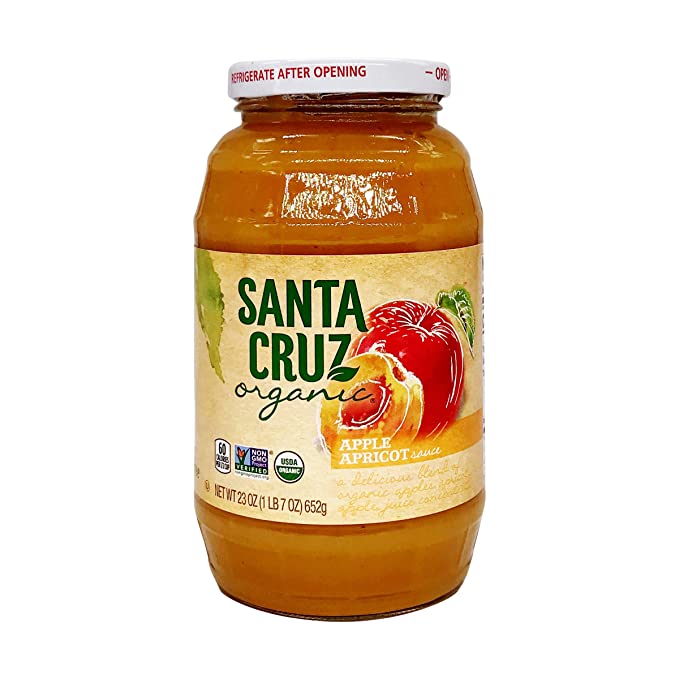  Santa Cruz Organic Apple Apricot Sauce, 23 Ounces  - 036192122947