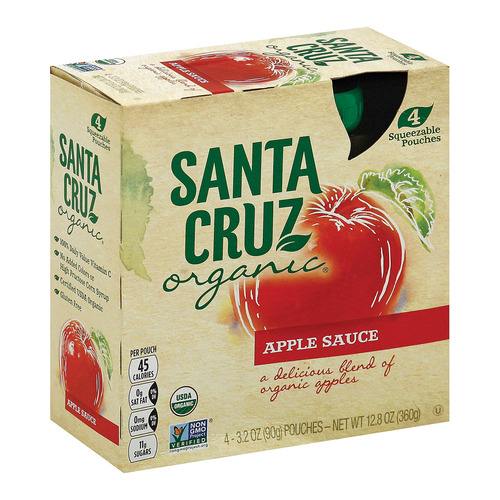 Santa Cruz Organic, Apple Sauce - 036192123036
