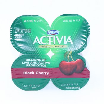 Black cherry lowfat yogurt - 0036632026354