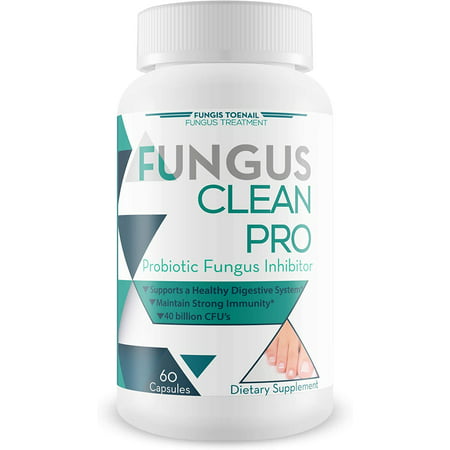 Fungus Clean Pro - Probiotic Fungus Inhibitor - Fight off fungus from the inside out with this powerful anti-fungal probiotic blend - By Fungis Toenail Fungus Treatment - Protect your body - 037182110524