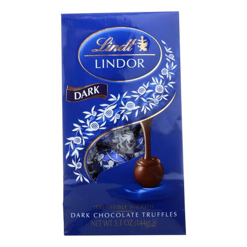 Lindt - Truffles Dark Chocolate Bag - Case Of 6-5.1 Oz - dark