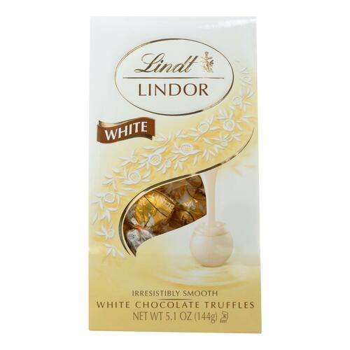 Lindt - Truffles White Chocolate Bag - Case Of 6-5.1 Oz - 037466018553