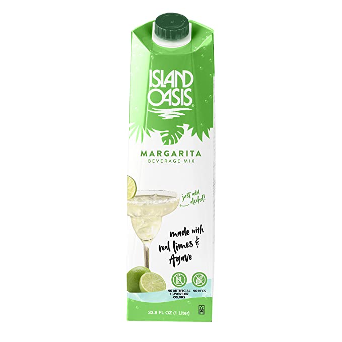 Island Oasis Margarita Beverage Mix, 1 Liter - 037597020302