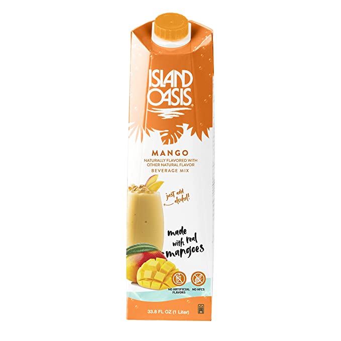  Island Oasis Mango Beverage Mix, 33.8 Fl Oz  - 037597020401