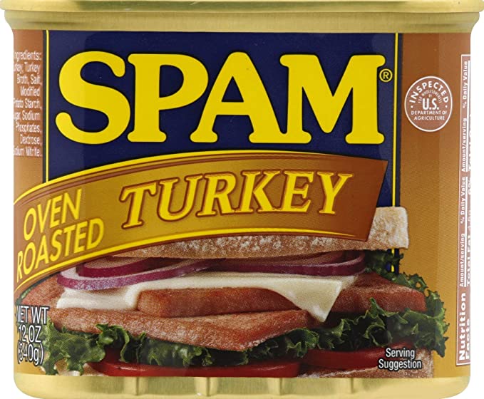 Hormel Spam, Oven Roasted Turkey, 12 oz - 037600169004
