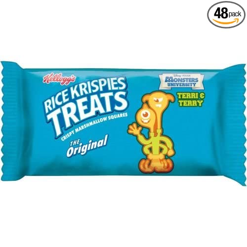  Kelloggs Rice Krispies Treats The Original Crispy Marshmallow Squares, 0.39 Ounce -- 48 per case. - 038000123467