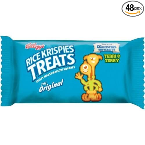 Kelloggs Rice Krispies Treats The Original Crispy Marshmallow Squares, 0.39 Ounce -- 48 per case. - 038000123467