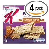  Kellogg's Special K Pastry Crisps Brown Sugar Cinnamon 12 crisps per box ( 4 Pack) - 038000167713
