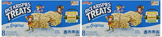  Kellogg's Rice Krispies Original Treats 8 (0.78OZ BARS) NET WT 6.2 OZ  - 038000265006