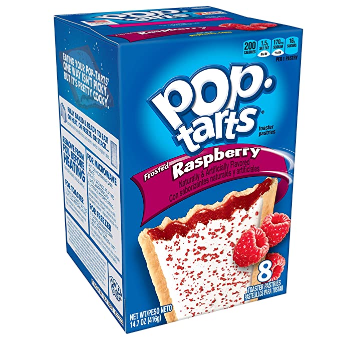  Kellogg's Pop-Tarts Toaster Pastries - Frosted Raspberry - 8 ct - 038000316104
