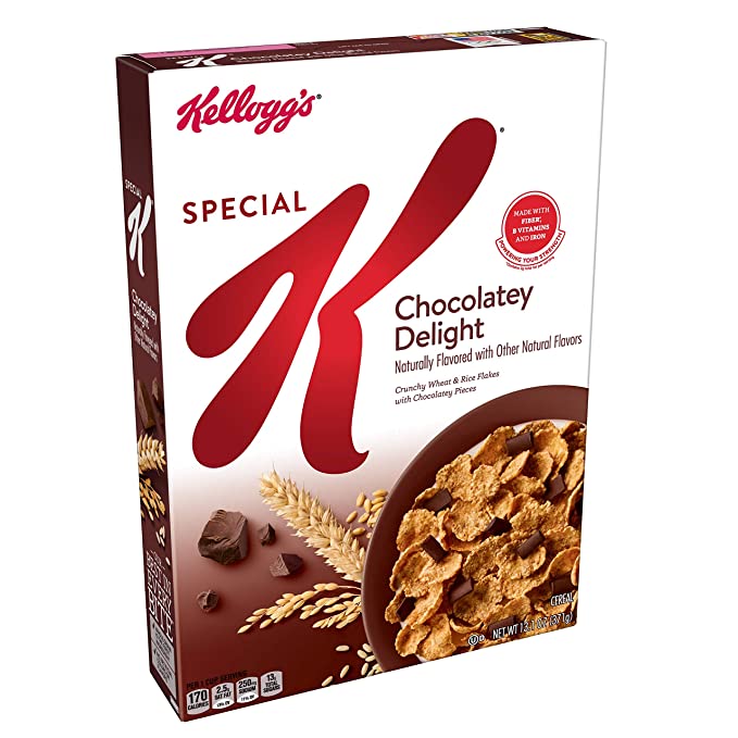 (Discontinued Version) Special K Cereal Chocolatey Delight, 13.1 oz - 038000786693