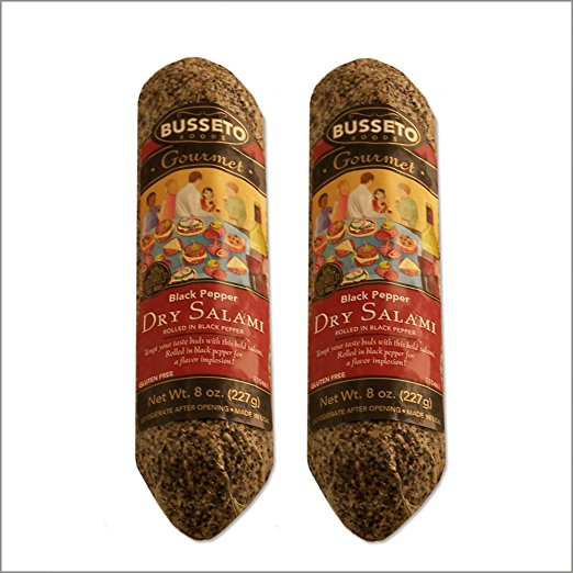 Classico Black Pepper Coated Italian Dry Salami - 038101009653