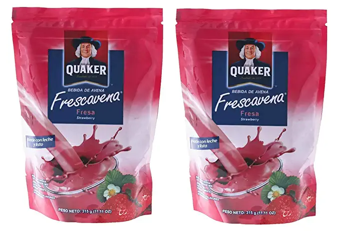  Frescavena Fresa 315 gr. 2 Pack | Oatmeal Mix Strawberry Flavor 11.1 oz. - 038527109500