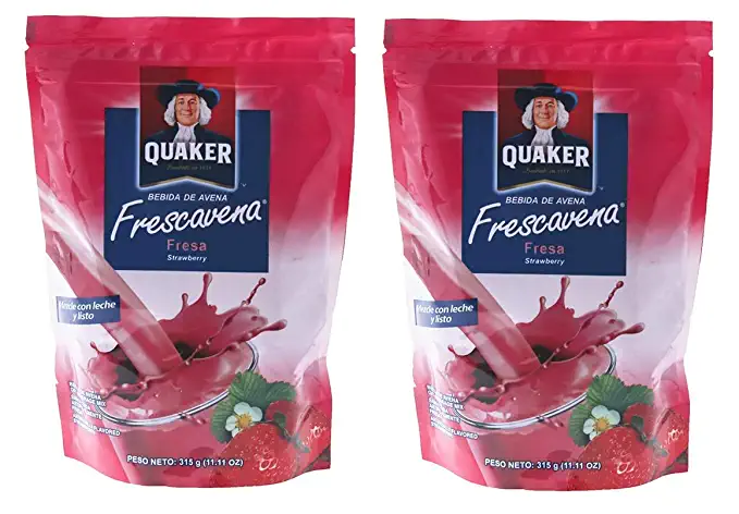 Frescavena Fresa 315 gr. 2 Pack | Oatmeal Mix Strawberry Flavor 11.1 oz. - 038527109500