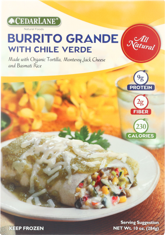 Burrito Grande With Chile Verde - 038794992720