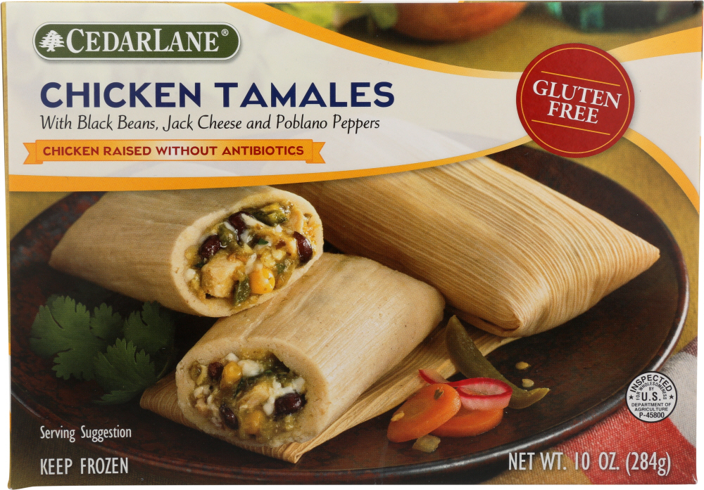 Chicken Tamales With Black Beans, Jack Cheese And Poblano Peppers - 038794998050