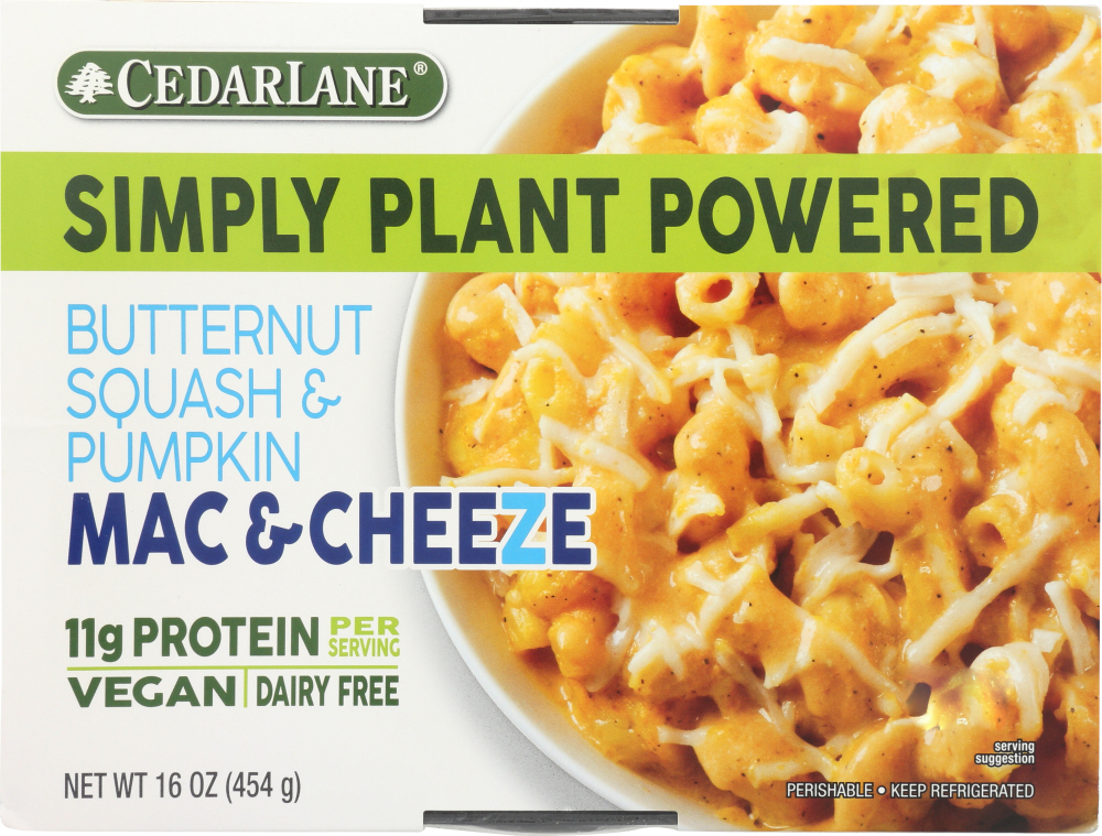 CEDARLANE: Butternut Squash & Pumpkin Mac & Cheeze, 16 oz - 0038794999439