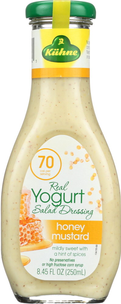 KUHNE Yogurt And Honey Mustard Dressing, 250 ML - 039045393945