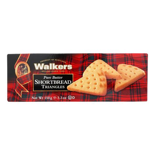 WALKERS: Pure Butter Shortbread Triangles, 5.3 oz - 039047001312