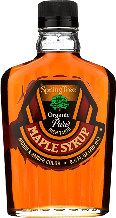 Spring Tree Organic Grade A Maple Syrup, 8.5 oz - 039059092223