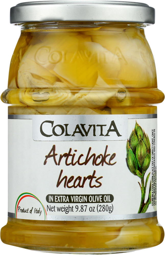 COLAVITA: Artichoke Hearts In Extra Virgin Olive Oil, 9.87 oz - 0039153200005
