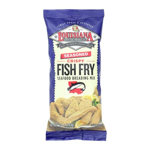 La Fish Fry Seasoned Crispy - Breading Mix - Case Of 12 - 10 Oz. - 039156000107