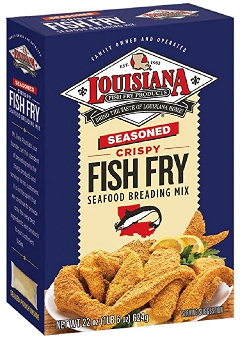 Seasoned Crispy Fish Fry Seafood Breading Mix - 039156001777