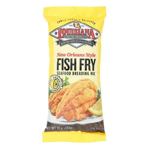 La Fish Fry New Orleans Style - Lemon - Case Of 12 - 10 Oz. - 039156002750