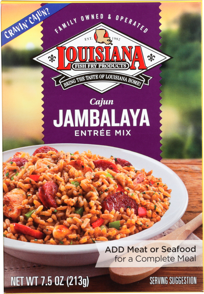 LOUISIANA FISH FRY: Jambalaya Mix, 7.5 oz - 0039156006017