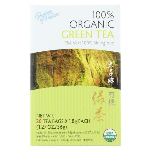Prince Of Peace Organic Green Tea - 20 Tea Bags - 039278132205