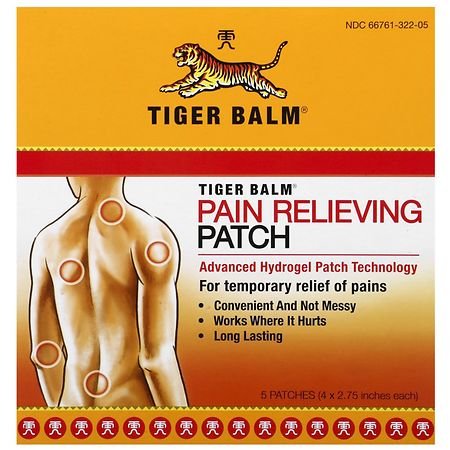 Tiger Balm Pain Relieving Patch - 5ct - 039278322002
