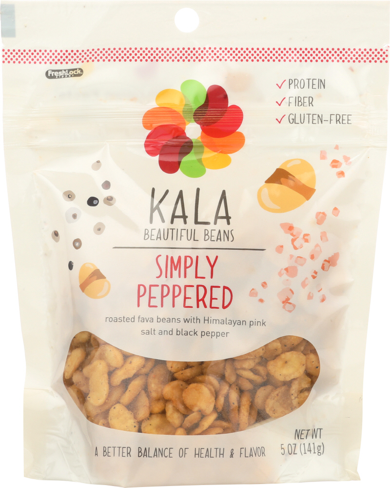 Kala Beautiful Beans Simply Peppered Bean Crisps 5 Oz. - 00039400185192