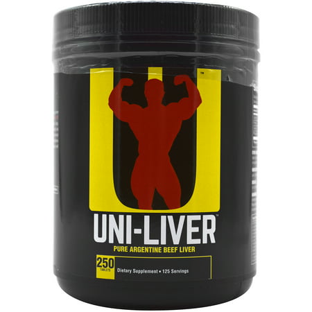 Universal Nutrition Uni-Liver Tablets Dietary Supplement - 250 Tablets - 039442041920