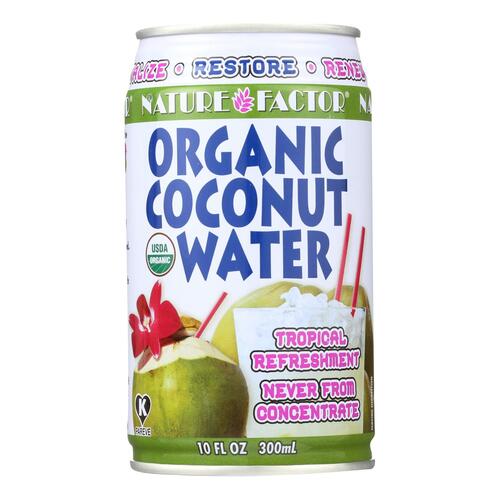 Nature Factor Organic Coconut Water - Case Of 12 - 10.1 Fl Oz. - 039631002046