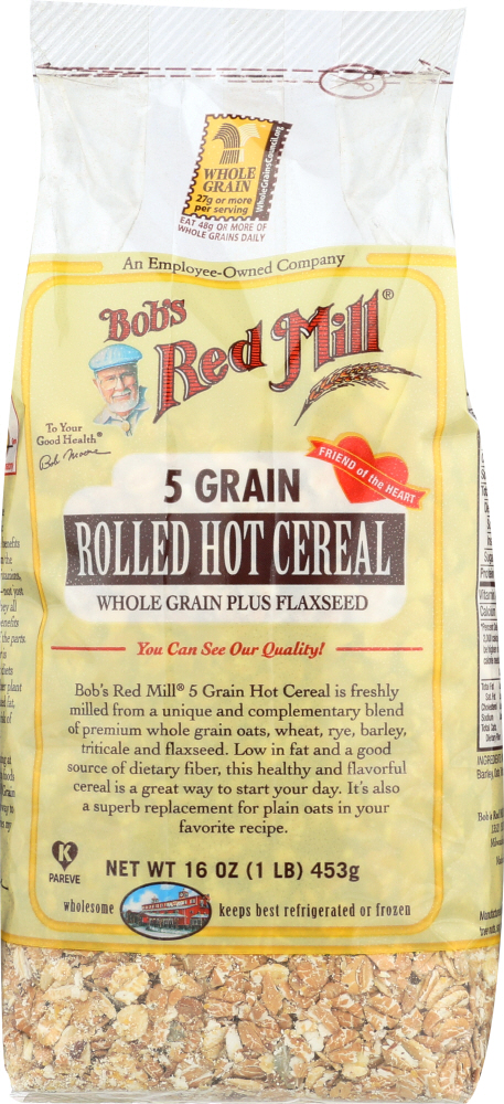 BOBS RED MILL: Cereal 5 Grain Rolled, 16 oz - 0039978001054