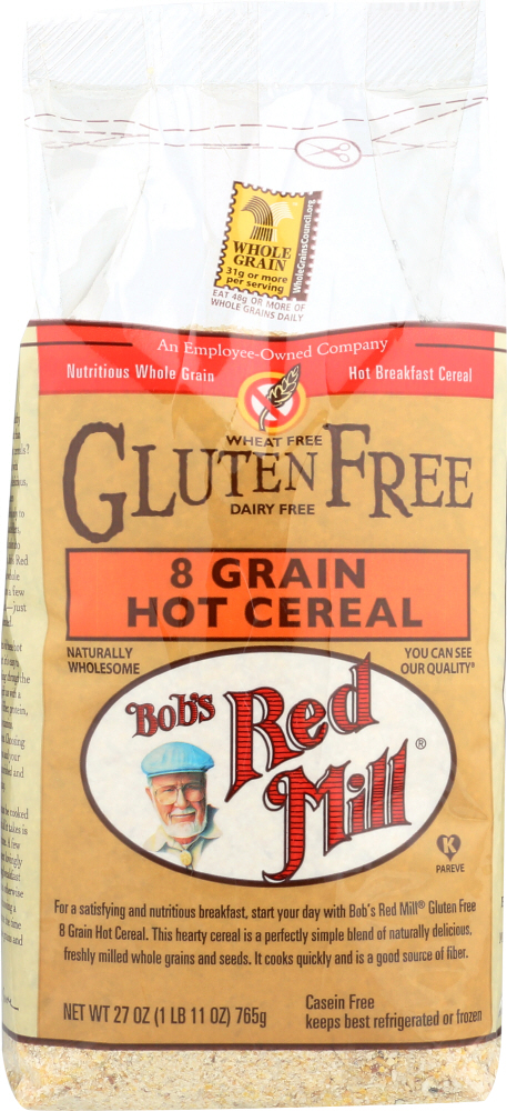 BOBS RED MILL: Cereal 8 Grain Gluten Free, 27 oz - 0039978001085