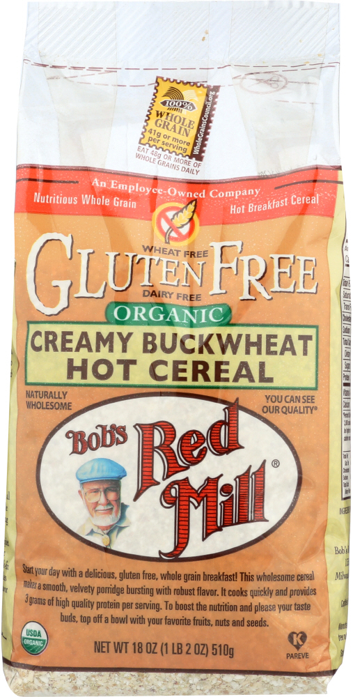 BOBS RED MILL: Organic Creamy Buckwheat Hot Cereal, 18 oz - 0039978001139