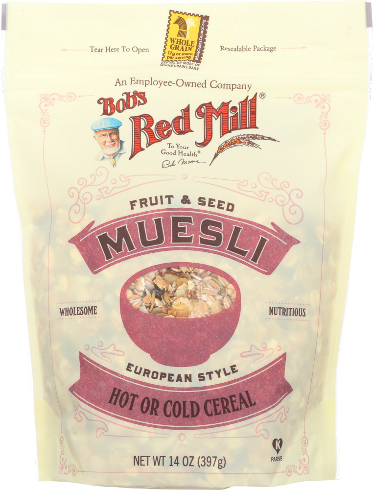 BOBS RED MILL: Fruit and Seed Muesli Cereal, 14 oz - 0039978001146