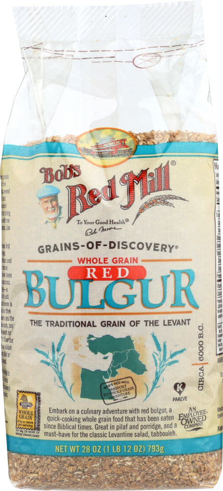 BOBS RED MILL: Whole Grain Red Bulgur, 28 oz - 0039978001245