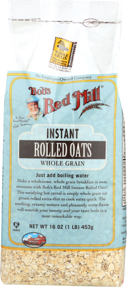 BOBS RED MILL: Cereal Rolled Oats Instant, 16 oz - 0039978001603