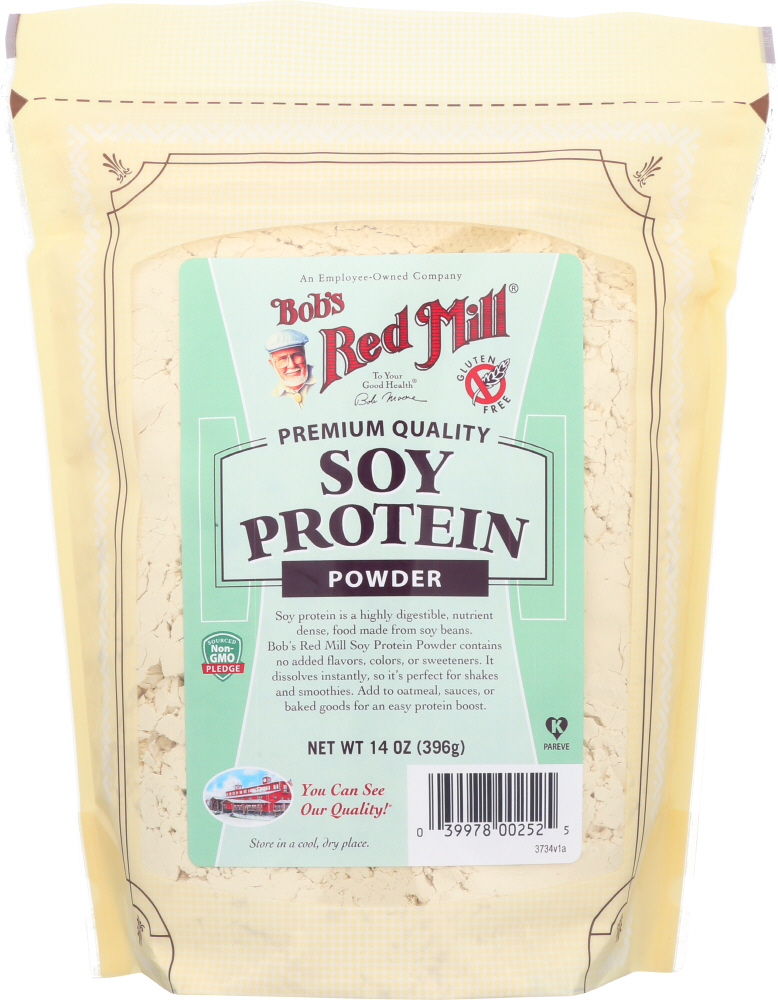 BOB’S RED MILL: Premium Quality Soy Protein Powder, 14 oz - 0039978002525