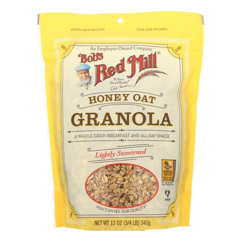 BOBS RED MILL: Honey Oat Granola Cereal, 12 oz - 0039978002853