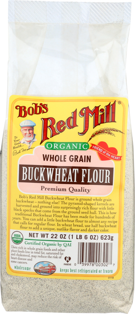 Organic Whole Grain Buckwheat Flour - 039978003027
