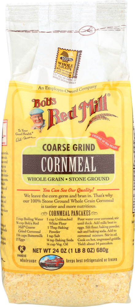 BOBS RED MILL: Coarse Grind Cornmeal, 24 oz - 0039978003065