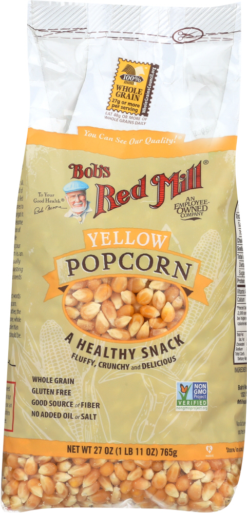 BOBS RED MILL: Yellow Popcorn, 27 oz - 0039978003072