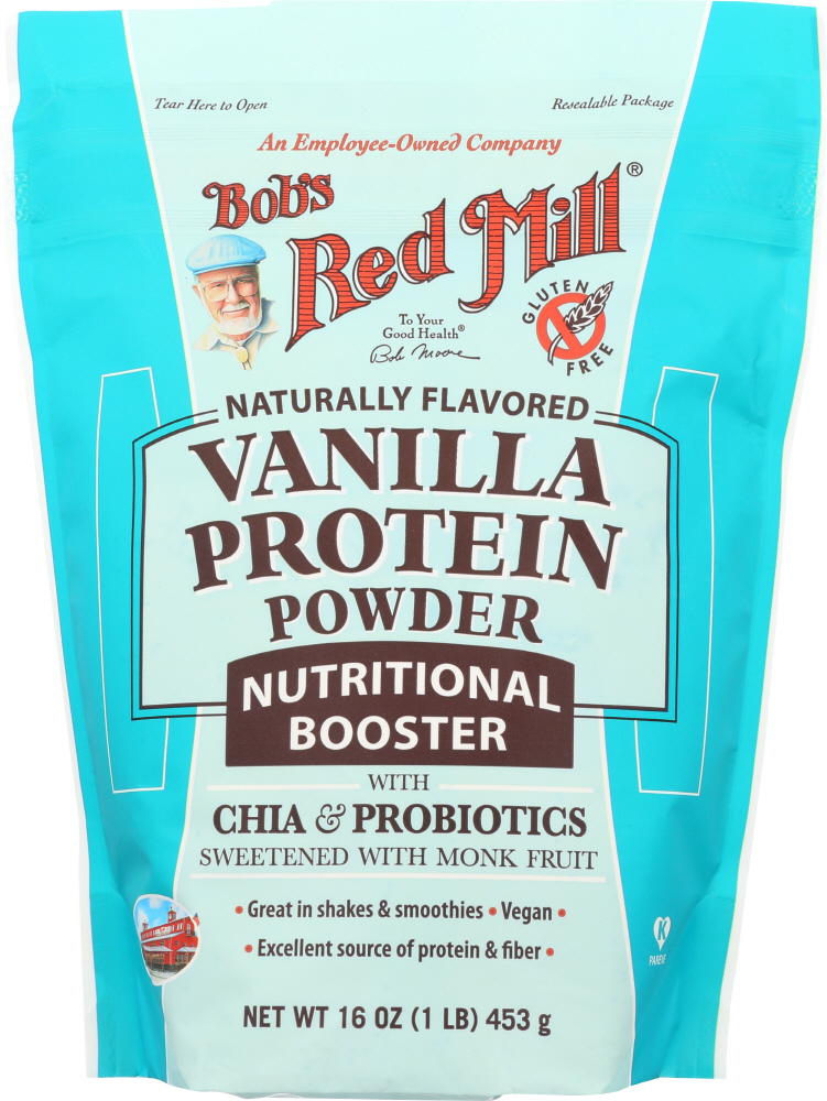 BOB’S RED MILL: Protein Powder Nutritional Booster Vanilla, 16 oz - 0039978003461