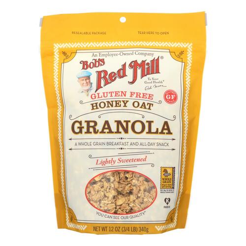 Bob's Red Mill - Gluten Free Honey Oat Granola - 12 Oz - Case Of 4 - 0039978003645
